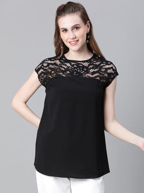 oxolloxo black regular fit top