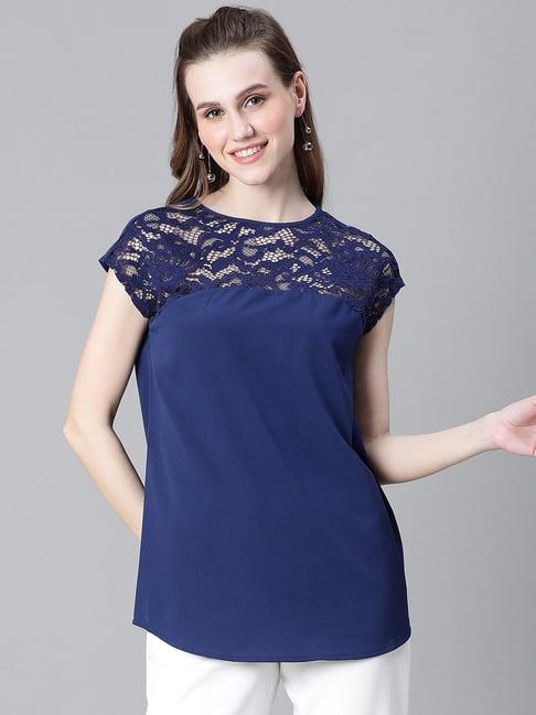 oxolloxo navy regular fit top