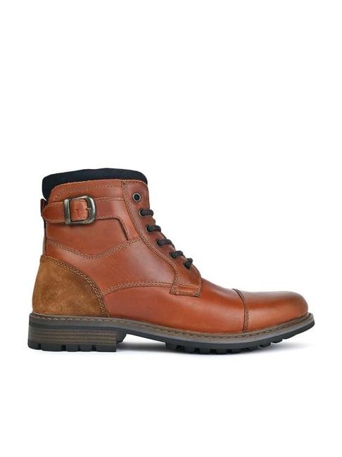 aldo men's cognac casual boots