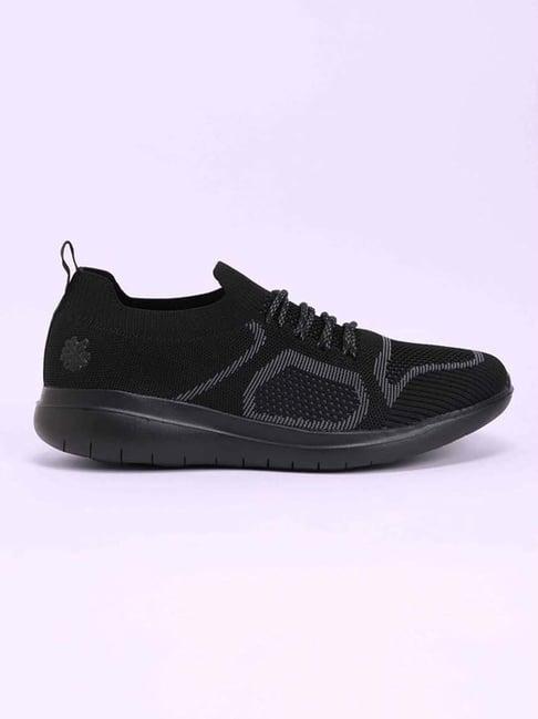 cultsportone ez+ pace men's black running shoes