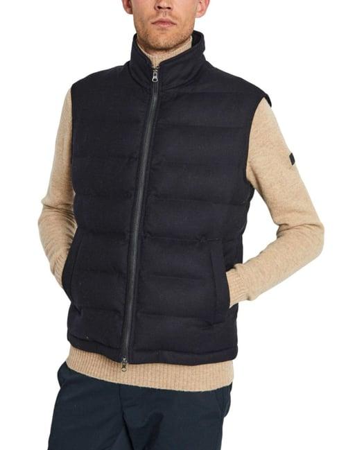 bruun & stengade blue regular fit puffer jacket