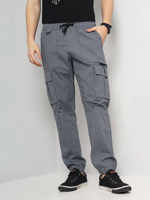 celio* grey loose fit cargo joggers