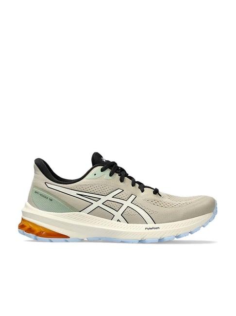 asics men's gt-1000 12 tr cream running shoes