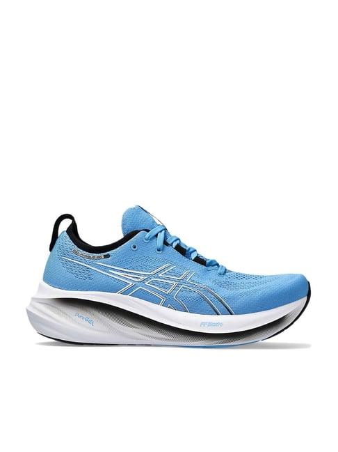 asics men's gel-nimbus 26 sky blue running shoes