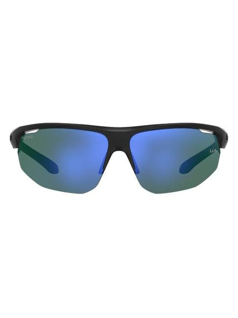 under armour blue wraparound sunglasses for men