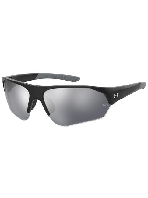 under armour silver rectangular unisex sunglasses