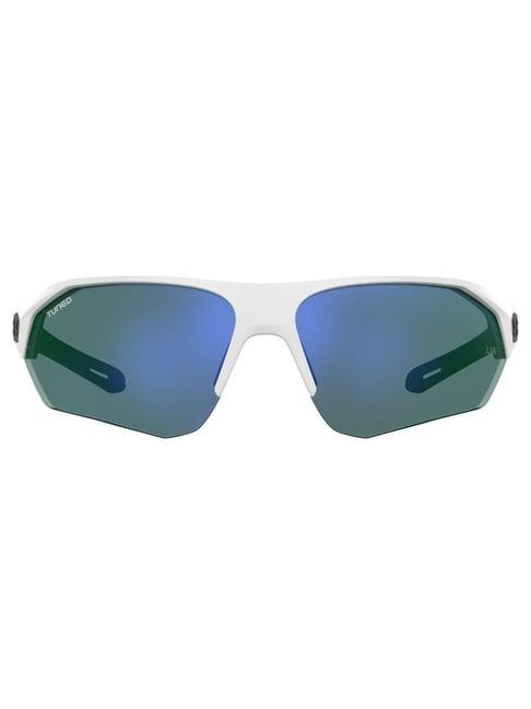 under armour green rectangular unisex sunglasses