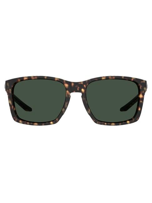 under armour green uv protection rectangular sunglasses for men