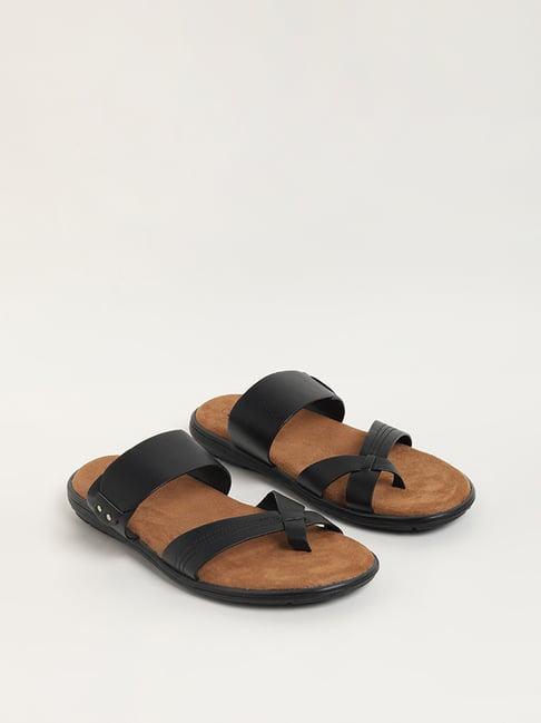 soleplay by westside black strappy sandals