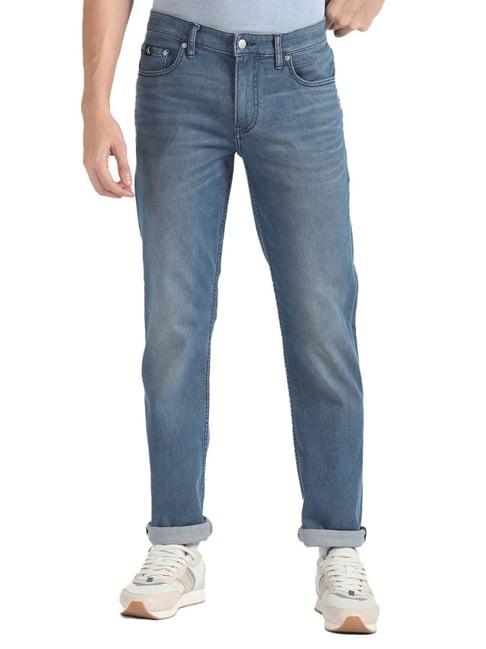 calvin klein blue slim fit jeans