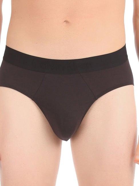 calvin klein black regular fit briefs