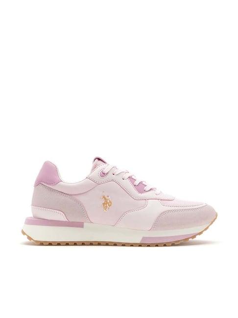 u.s. polo assn. women's pink running shoes