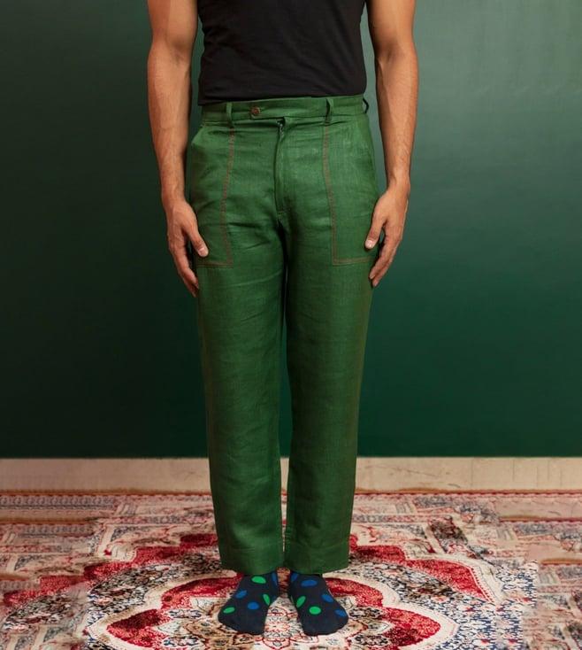 artless green gaze pants