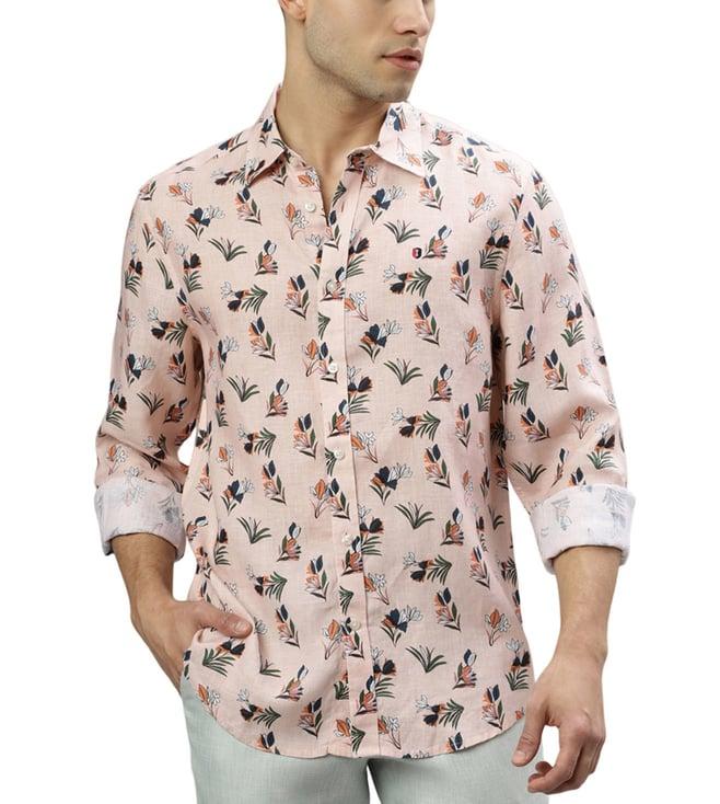 iconic multicolor printed regular fit shirt