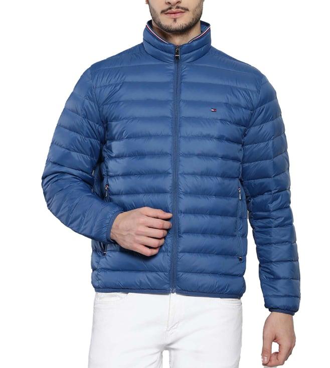 tommy hilfiger deep indigo regular fit puffer jacket