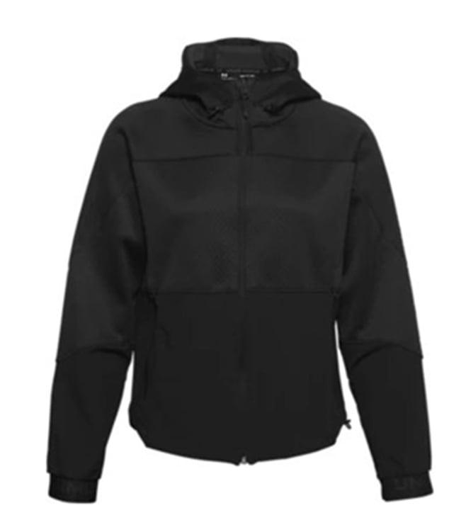 under armour black rush swacket casual loose fit jacket