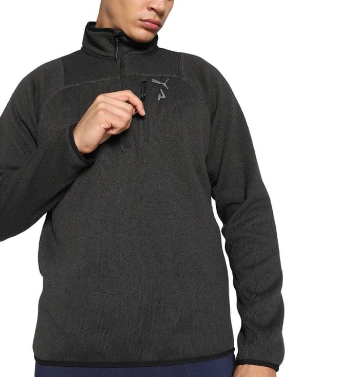 puma grey seasons slim fit sweater