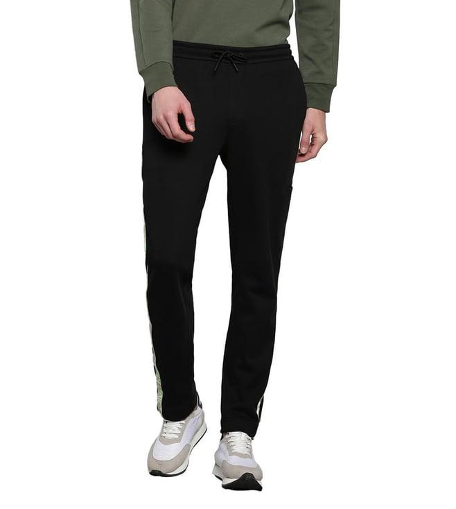 calvin klein black logo regular fit trackpants