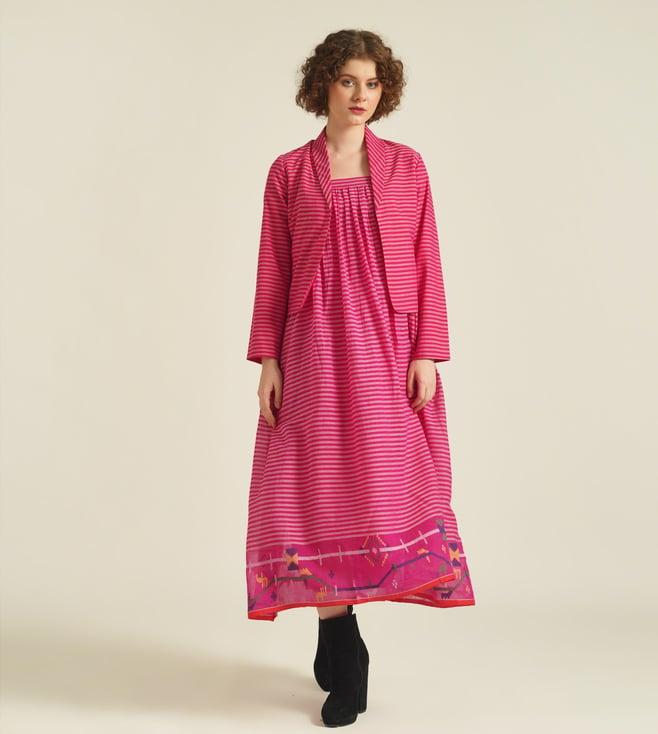 indigo dreams pink royale xiii dress with jacket