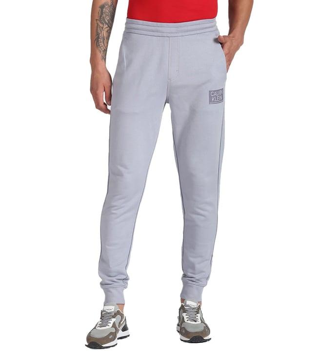 calvin klein dapple grey regular fit joggers