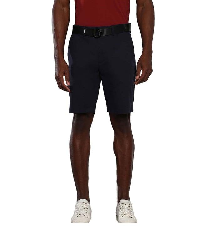 calvin klein night sky solid slim fit shorts