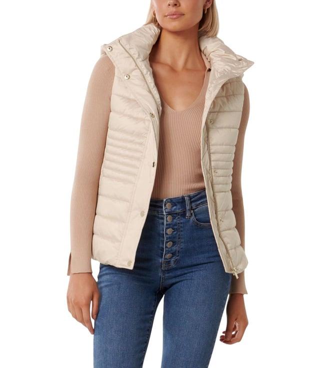 forever new pearl belinda quilted regular fit gilet jacket