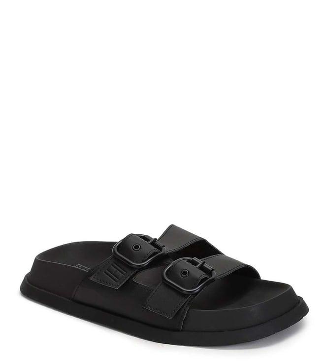 tommy hilfiger women's black slide sandals