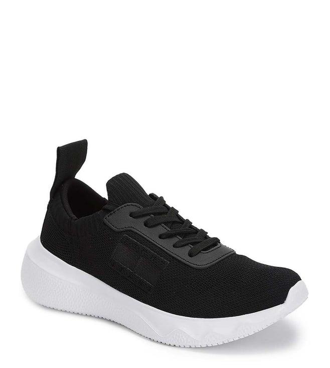 tommy hilfiger women's black sneakers