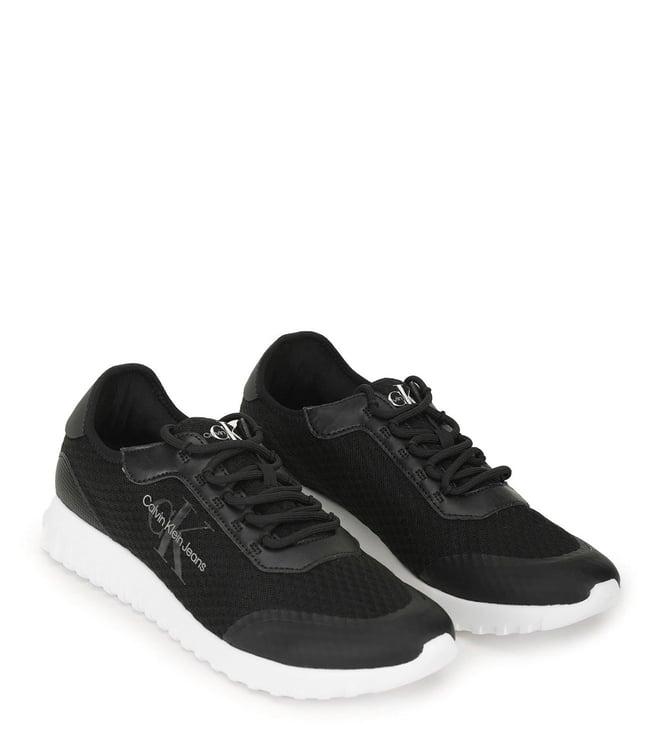 calvin klein men's black sneakers