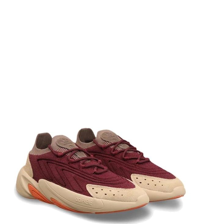 adidas originals men's ozelia knt maroon casual sneakers