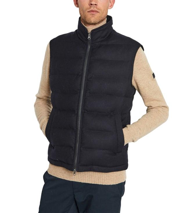 bruun & stengade blue regular fit puffer jacket