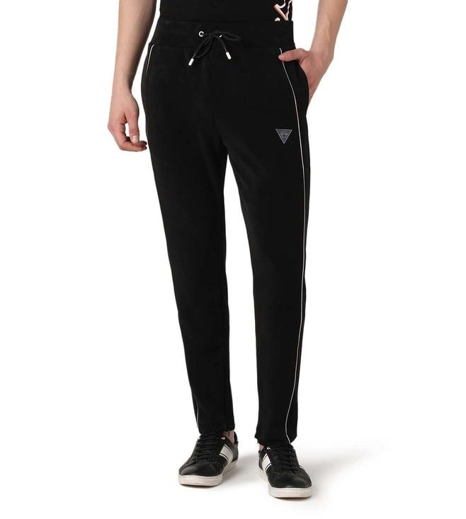 guess jet black randell relaxed fit trackpants