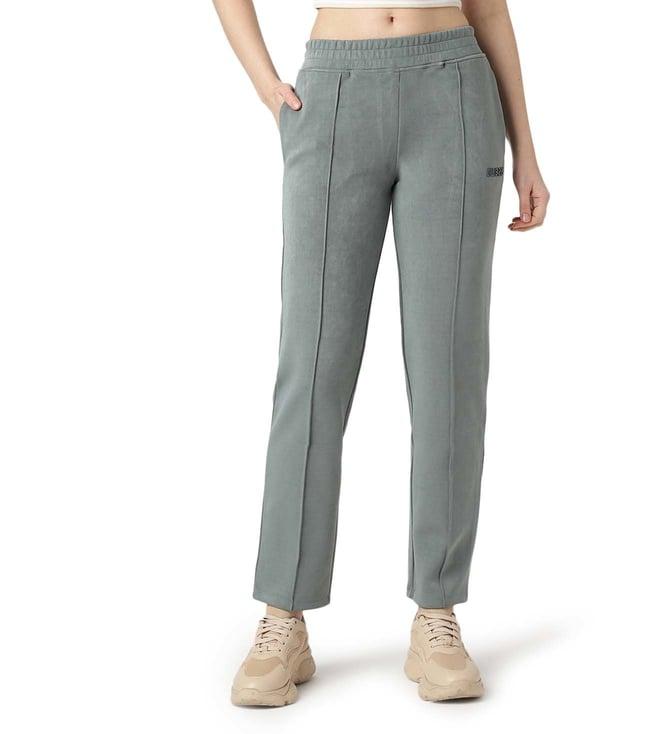 guess veridian teal euphemia straight fit trackpants