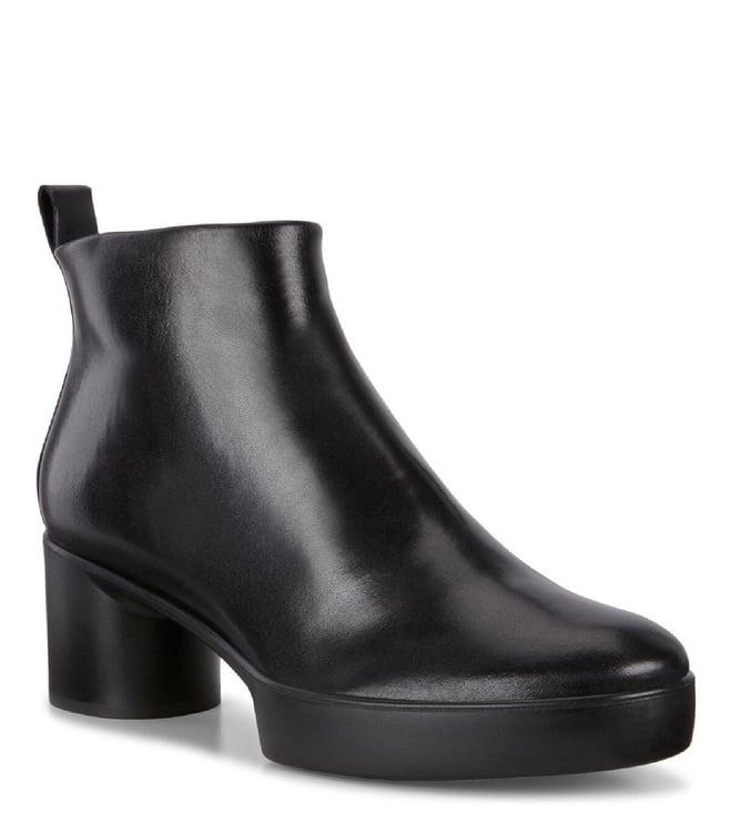 ecco women's shape sculpted motion black boots