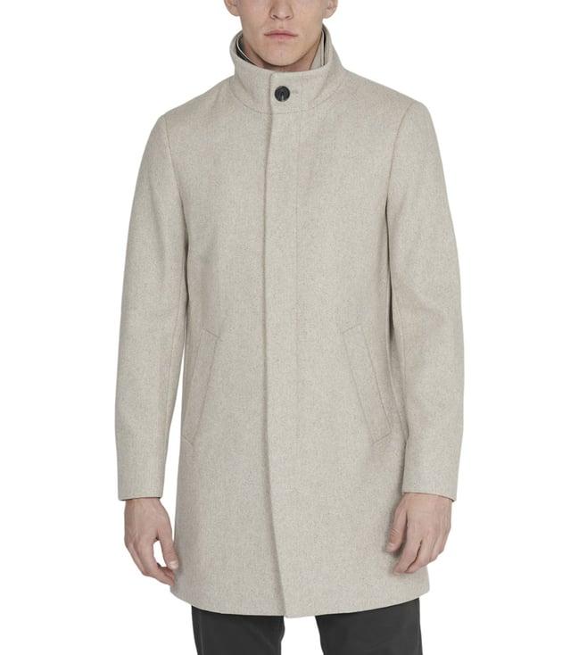 matinique grey regular fit coat