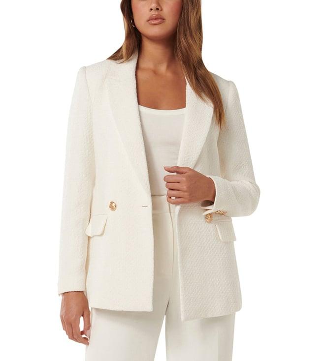 forever new cream boucle simonna boucle regular fit blazer