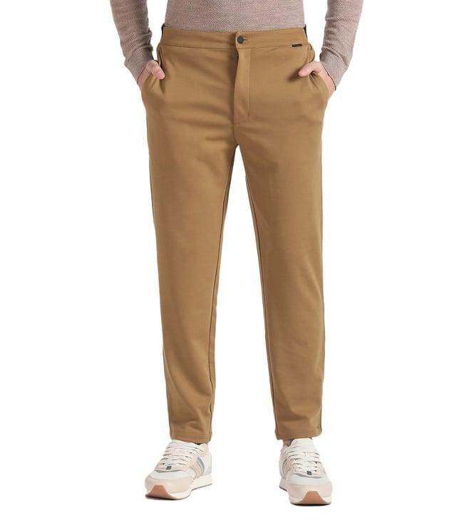 calvin klein caramel tapered fit chinos