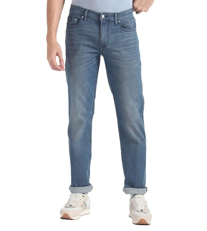 calvin klein blue slim fit jeans