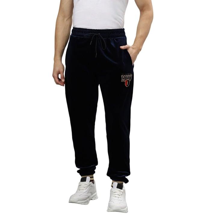 iconic blue regular fit trackpants