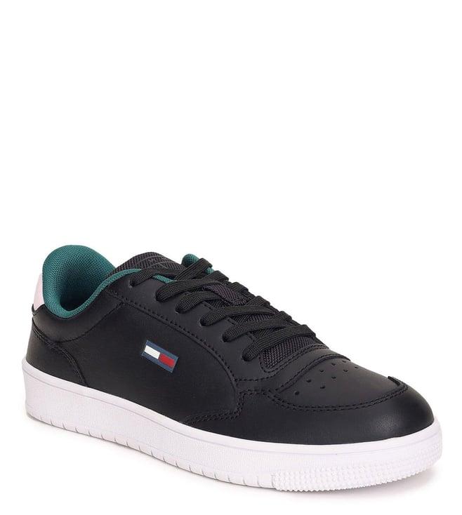 tommy hilfiger women's black sneakers