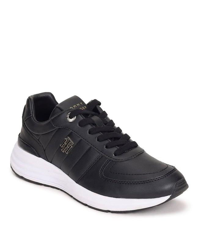 tommy hilfiger women's black sneakers