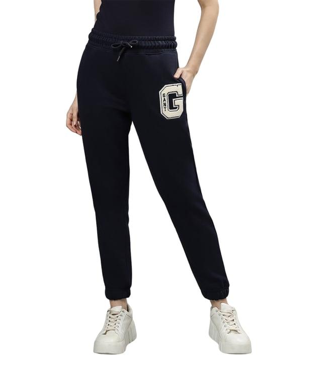 gant dark blue relaxed fit joggers