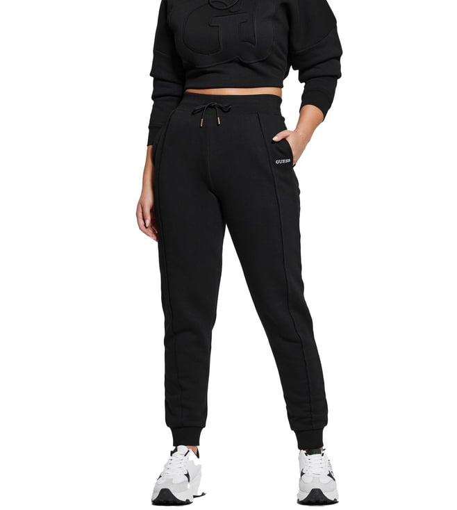 guess jet black gj straight fit joggers