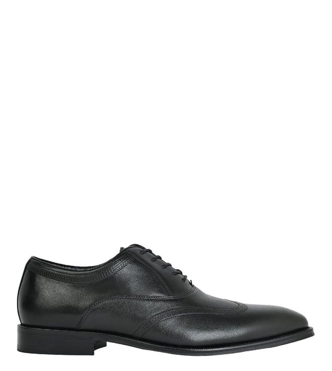 aldo men's stoic001 black brogue shoes