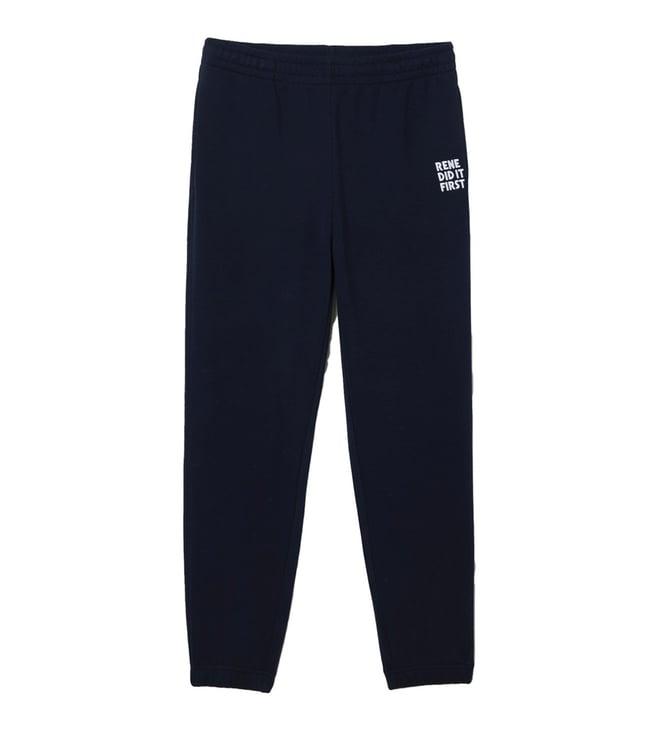 lacoste navy relaxed fit joggers