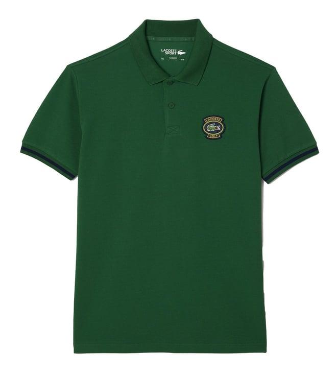 lacoste green classic fit polo t-shirt