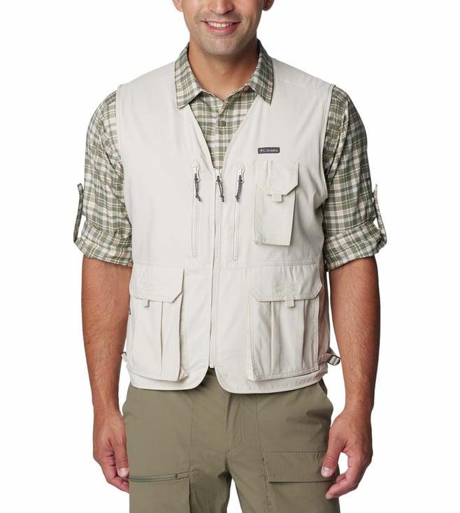 columbia mens brown silver ridge utility vest