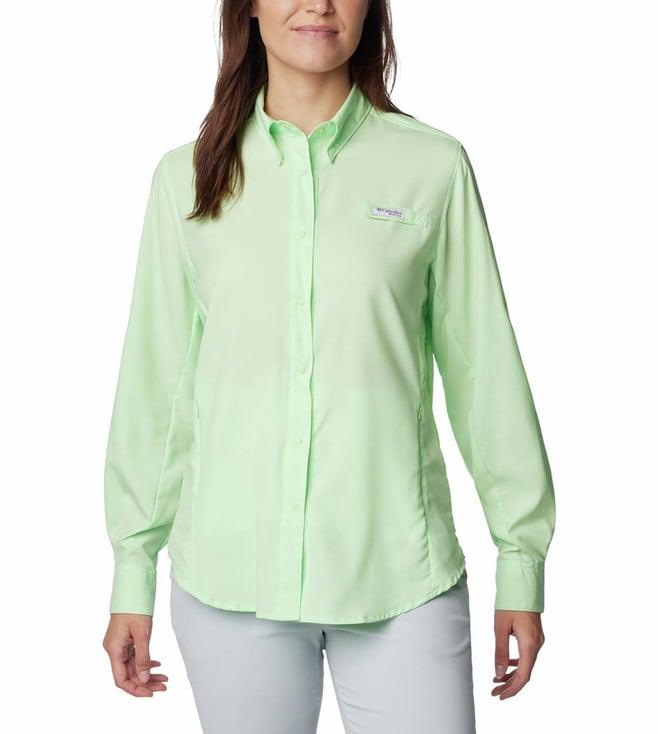 columbia womens green womens tamiami ii ls shirt