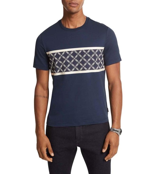 michael michael kors midnight printed regular fit t-shirt