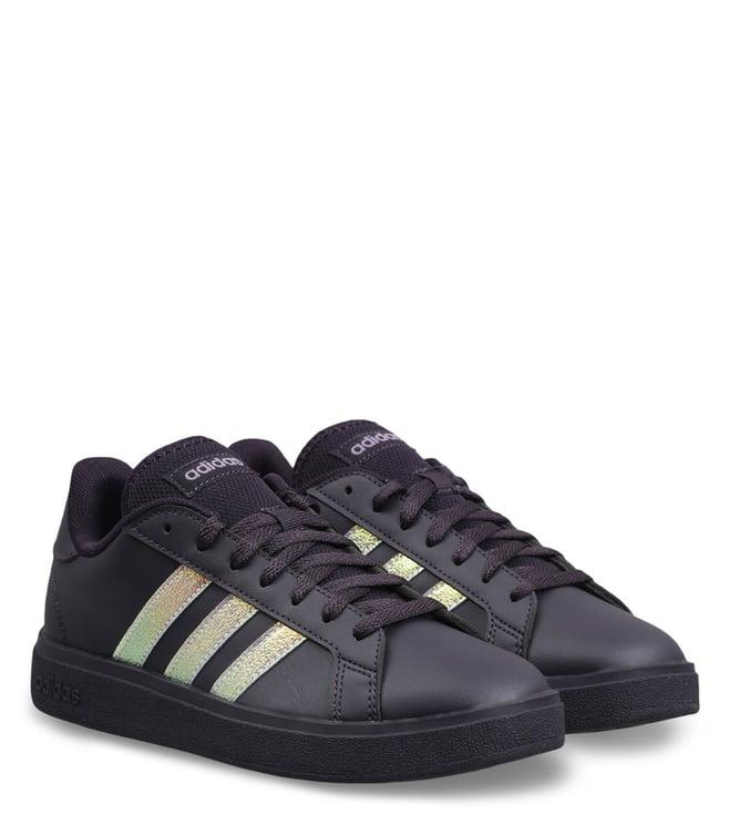 adidas women's grand court black sneaker